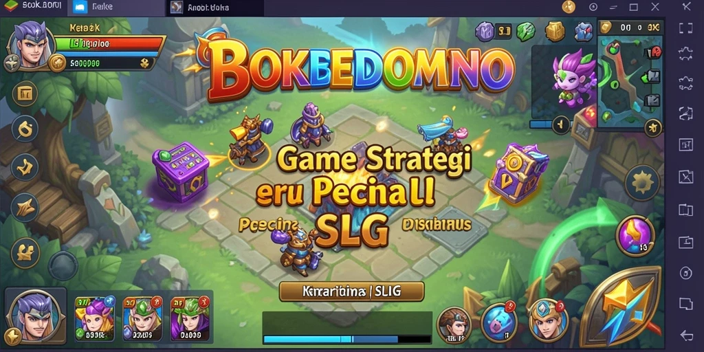 Screenshot gameplay BOKEDOMINO menunjukkan aksi strategi yang mendebarkan.