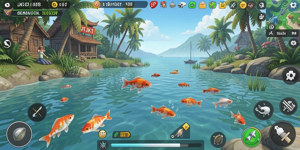 Tangkapan ikan yang menakjubkan dalam JKTJKT, pengalaman memancing seru.