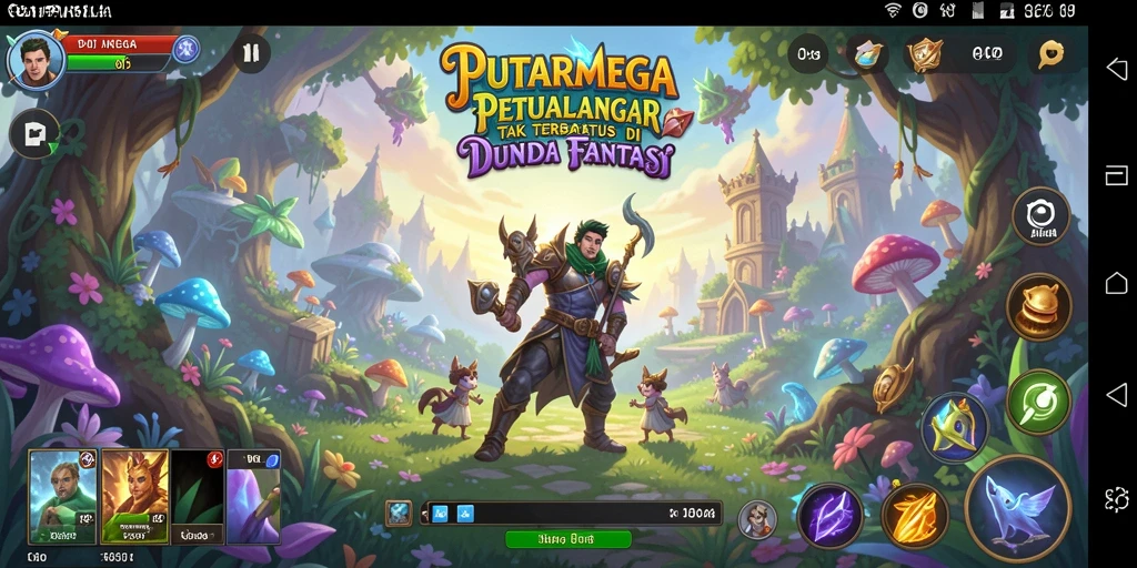 Tampilan screenshot gameplay PUTARMEGA yang penuh aksi dan petualangan.