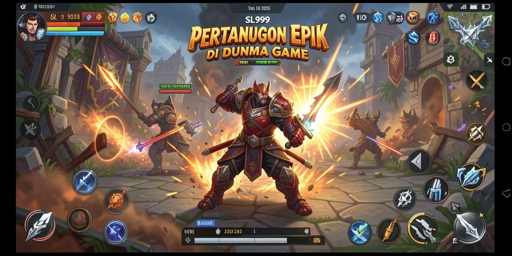 Tampilan menarik dari pertarungan seru di SL999.