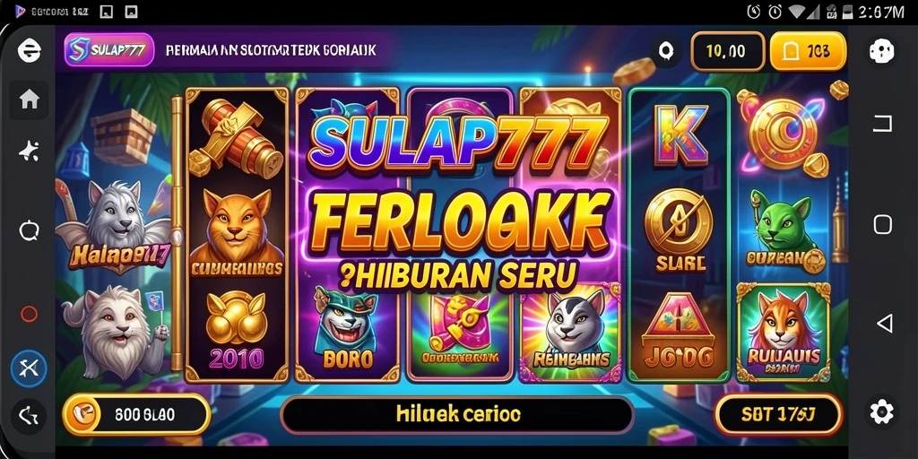 Tampilan gameplay SULAP777 dengan efek visual yang menarik.