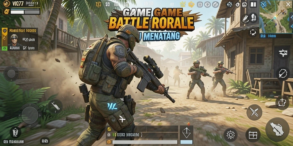 Tampilan gameplay menegangkan di VIO77 dengan pertempuran seru.